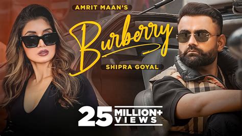 you sing the burberry song|new punjabi song amrit maan.